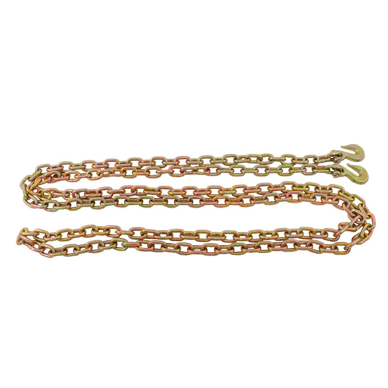 DURAFORCE Ratchet Chain Binder 3/8"-1/2" Load Binders 12000 lbs with G80 Chains 2PCS