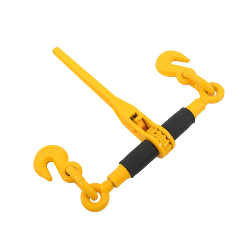 DURAFORCE Ratchet Chain Binder 3/8"-1/2" Load Binders 12000 lbs with G80 Chains 2PCS