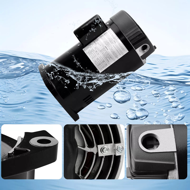 DURAFORCE B2854 B2854V1 Pool Pump Motor Square Flange Swimming Pool Pump 1.5 Hp Pool Pump