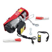 DURAFORCE 1350W 110V Wireless Remote Control Crane Winch 328ft/100m Electric Hoist 1760lbs