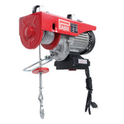 DURAFORCE 1350W 110V Wireless Remote Control Crane Winch 328ft/100m Electric Hoist 1760lbs