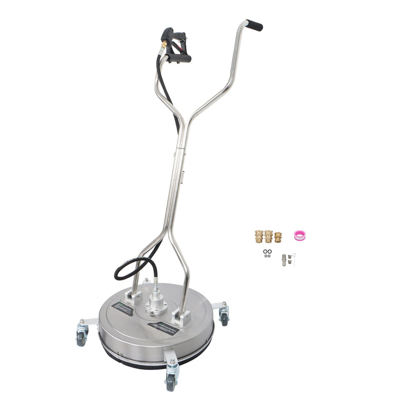 DURAFORCE 20 inch Pressure Washer Surface Cleaner 6000PSI Power Washer Dual Handle