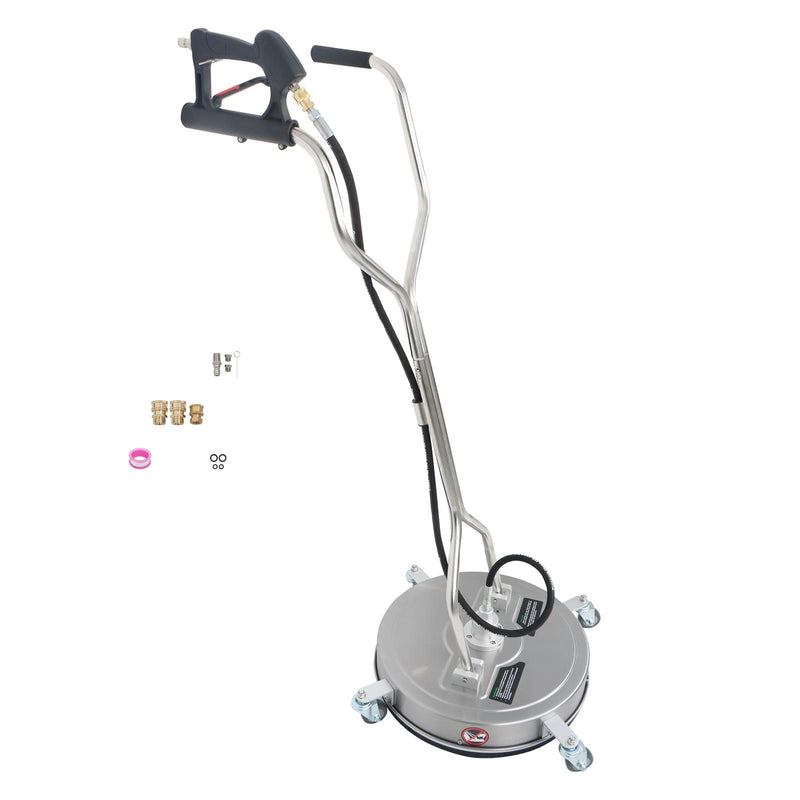 DURAFORCE 20 inch Pressure Washer Surface Cleaner 6000PSI Power Washer Dual Handle