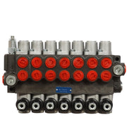 DURAFORCE 7 Spool 13GPM Hydraulic Directional Control Valve 3600PSI + Conversion Plug