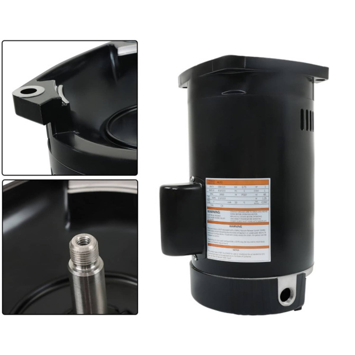 Swimming Pool Pump Square Flange 1HP Pool Pump B2853V1 B2853 Pool Pump ...