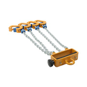 DURAFORCE 4400 LBS Chain Drum Lifter 4-Leg Lifting Chain Sling with Hooks for 55 Gallon