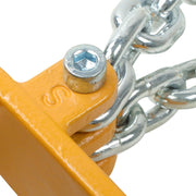 DURAFORCE 4400 LBS Chain Drum Lifter 4-Leg Lifting Chain Sling with Hooks for 55 Gallon