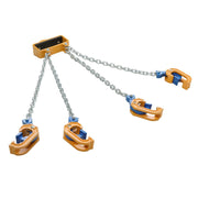 DURAFORCE 4400 LBS Chain Drum Lifter 4-Leg Lifting Chain Sling with Hooks for 55 Gallon