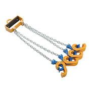 DURAFORCE 4400 LBS Chain Drum Lifter 4-Leg Lifting Chain Sling with Hooks for 55 Gallon