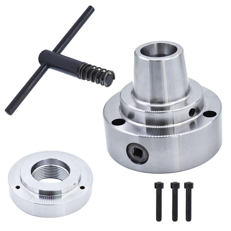 DURAFORCE NEW 5C Collet Lathe Chuck Closer W/ Semi-finished Adp.2-1/4" x 8 Thread Chuck