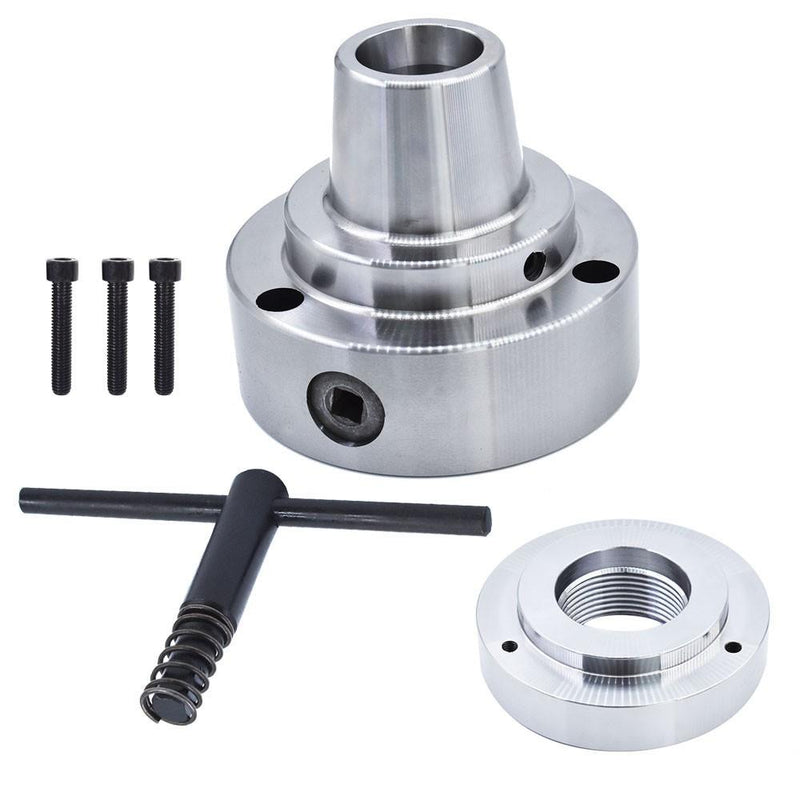 DURAFORCE NEW 5C Collet Lathe Chuck Closer W/ Semi-finished Adp.2-1/4" x 8 Thread Chuck