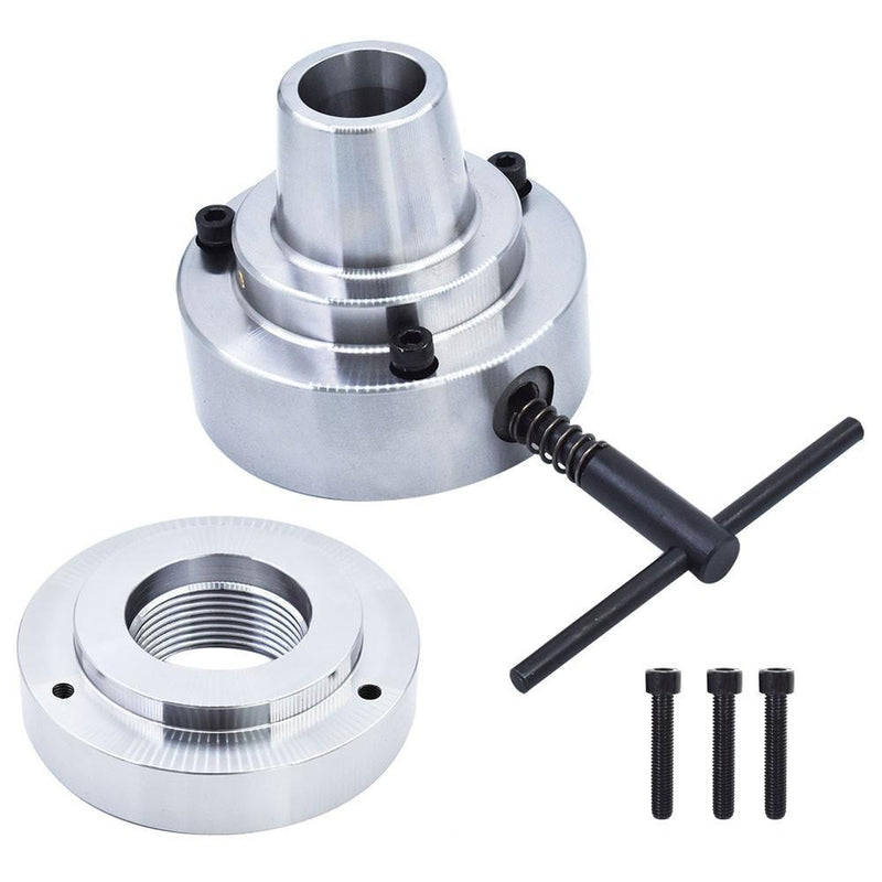 DURAFORCE NEW 5C Collet Lathe Chuck Closer W/ Semi-finished Adp.2-1/4" x 8 Thread Chuck