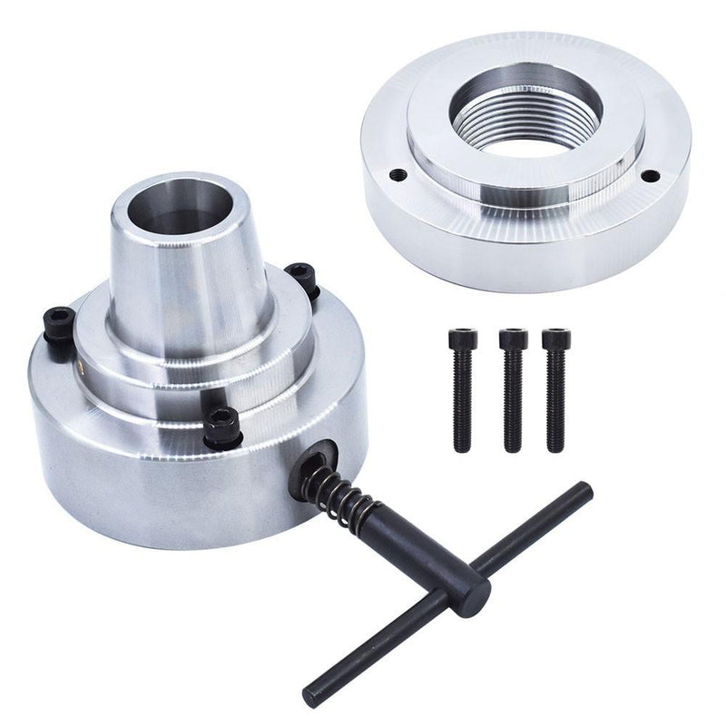 DURAFORCE NEW 5C Collet Lathe Chuck Closer W/ Semi-finished Adp.2-1/4" x 8 Thread Chuck