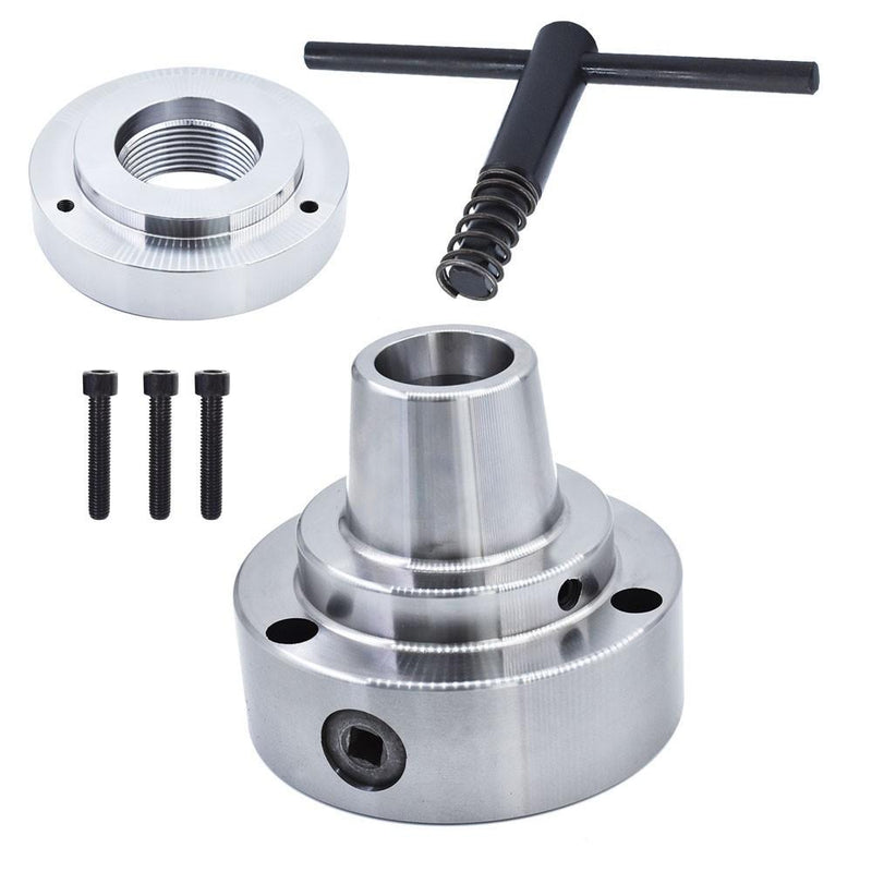 DURAFORCE NEW 5C Collet Lathe Chuck Closer W/ Semi-finished Adp.2-1/4" x 8 Thread Chuck