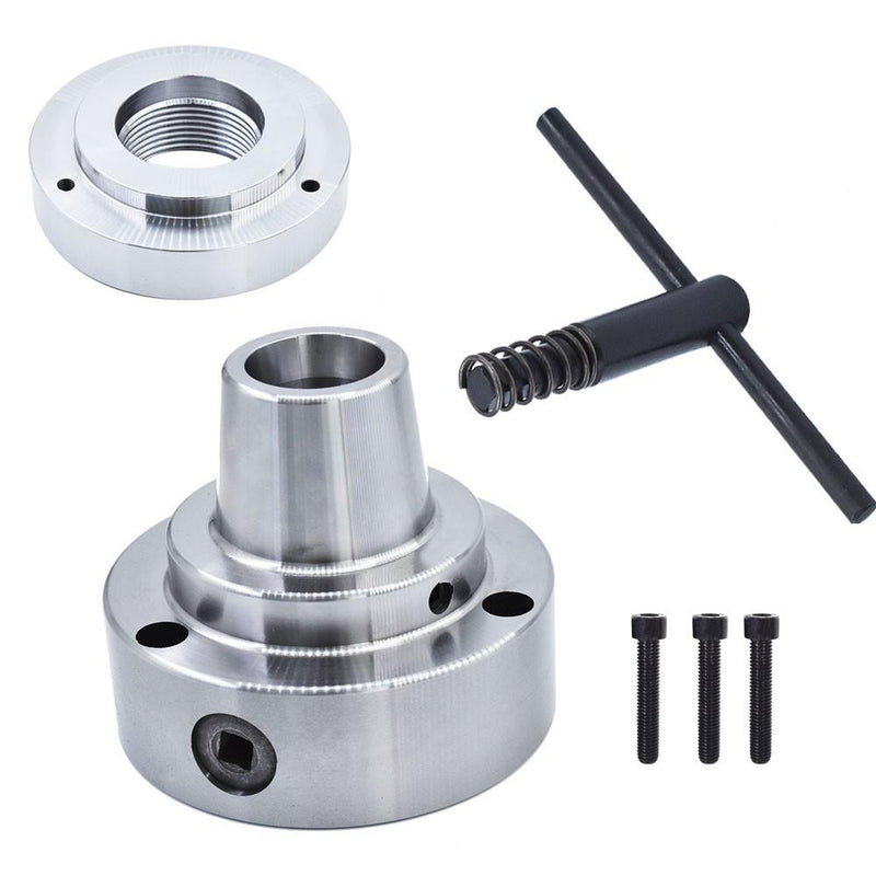DURAFORCE NEW 5C Collet Lathe Chuck Closer W/ Semi-finished Adp.2-1/4" x 8 Thread Chuck