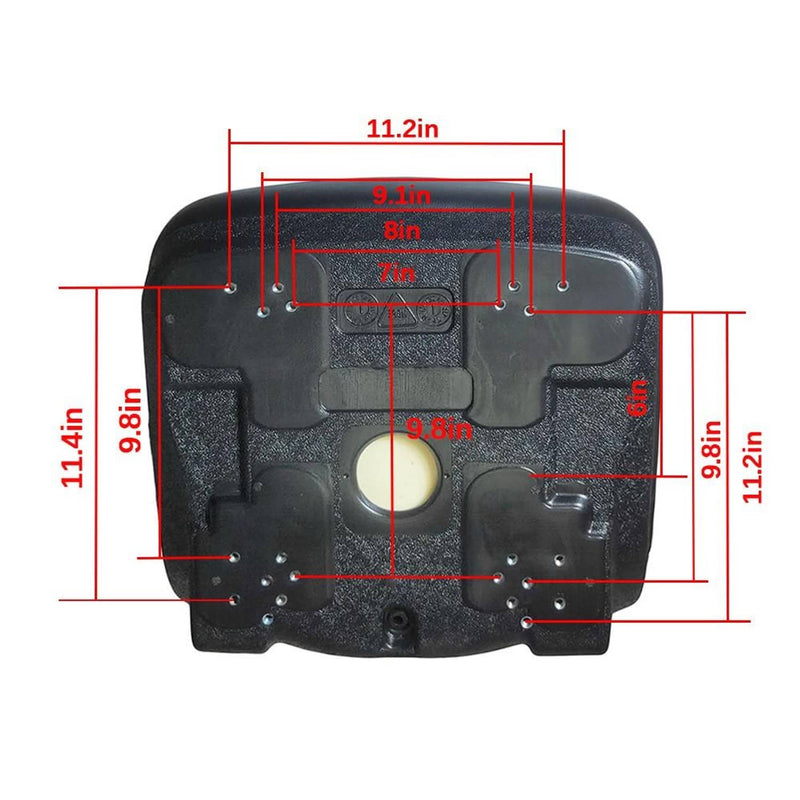 DURAFORCE Lawn Mower Seat High Back w/ Armrests For Cub Cadet,Dixon,Dixie Chopper 10059