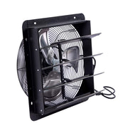 DURAFORCE 16 Inch Shutter Exhaust Fan W/ Speed Controller 2600 CFM High Speed Wall Mounted