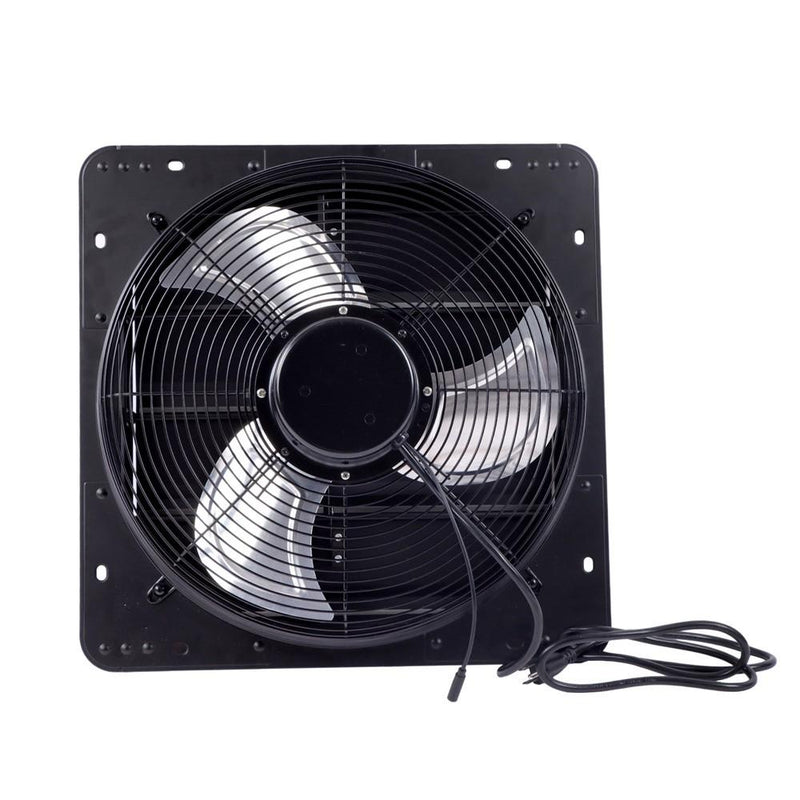 DURAFORCE 16 Inch Shutter Exhaust Fan W/ Speed Controller 2600 CFM High Speed Wall Mounted