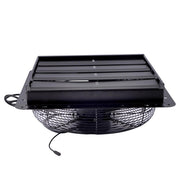 DURAFORCE 16 Inch Shutter Exhaust Fan W/ Speed Controller 2600 CFM High Speed Wall Mounted