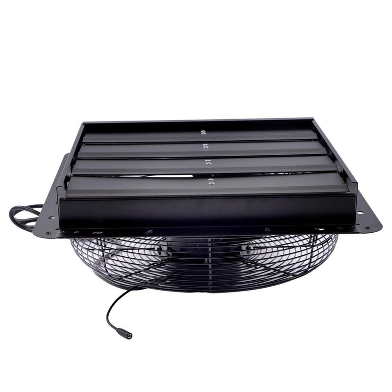 DURAFORCE 16 Inch Shutter Exhaust Fan W/ Speed Controller 2600 CFM High Speed Wall Mounted