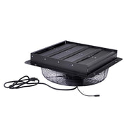DURAFORCE 16 Inch Shutter Exhaust Fan W/ Speed Controller 2600 CFM High Speed Wall Mounted