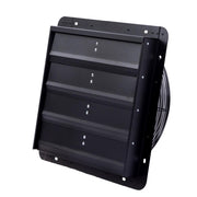DURAFORCE 16 Inch Shutter Exhaust Fan W/ Speed Controller 2600 CFM High Speed Wall Mounted
