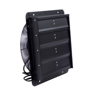 DURAFORCE 16 Inch Shutter Exhaust Fan W/ Speed Controller 2600 CFM High Speed Wall Mounted