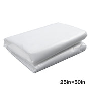 DURAFORCE 25 × 50 FT Polyethylene Greenhouse Film Clear Greenhouse Plastic Sheeting 6 mil