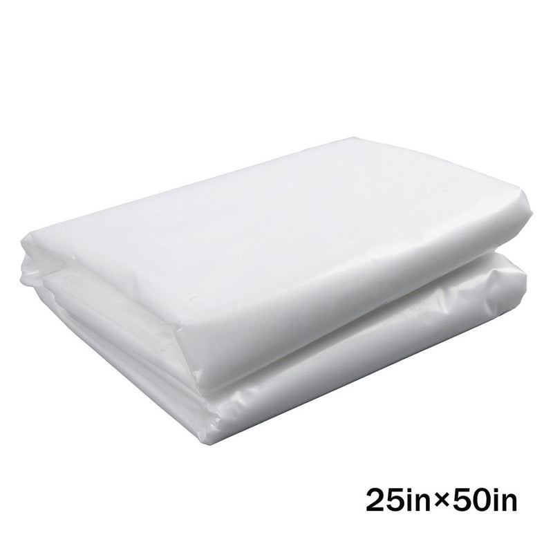 DURAFORCE 25 × 50 FT Polyethylene Greenhouse Film Clear Greenhouse Plastic Sheeting 6 mil