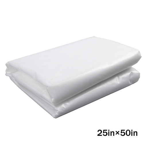 DURAFORCE 25 × 50 FT Polyethylene Greenhouse Film Clear Greenhouse Plastic Sheeting 6 mil