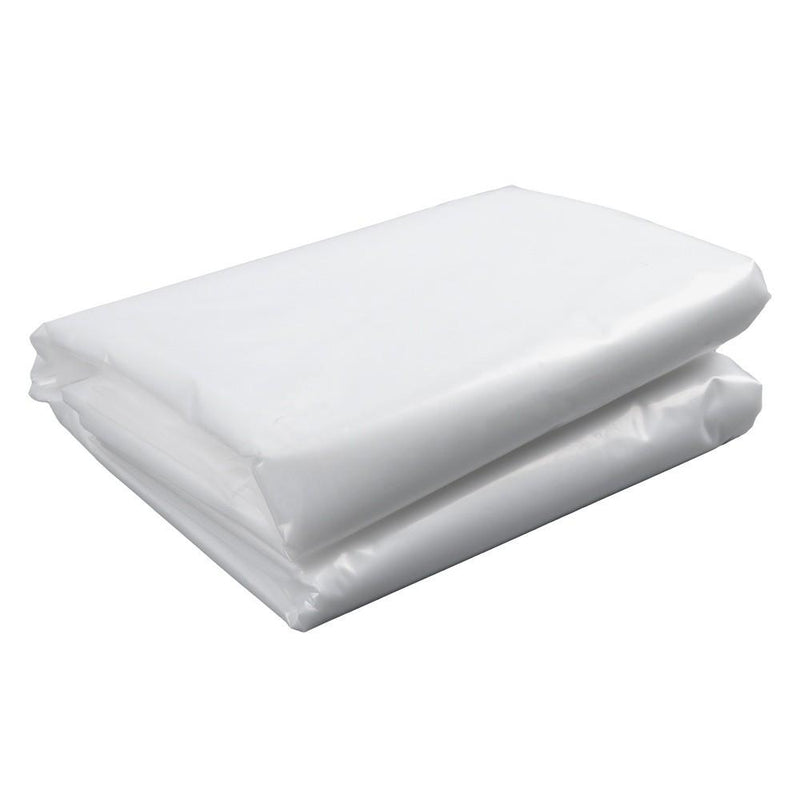 DURAFORCE 25 × 50 FT Polyethylene Greenhouse Film Clear Greenhouse Plastic Sheeting 6 mil