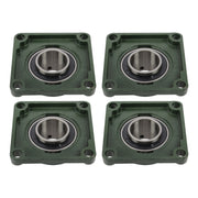 DURAFORCE UCF212-39 Pillow Block Bearing Self-Aligning 4-Bolt 2-7/16" Bore 4 Pcs
