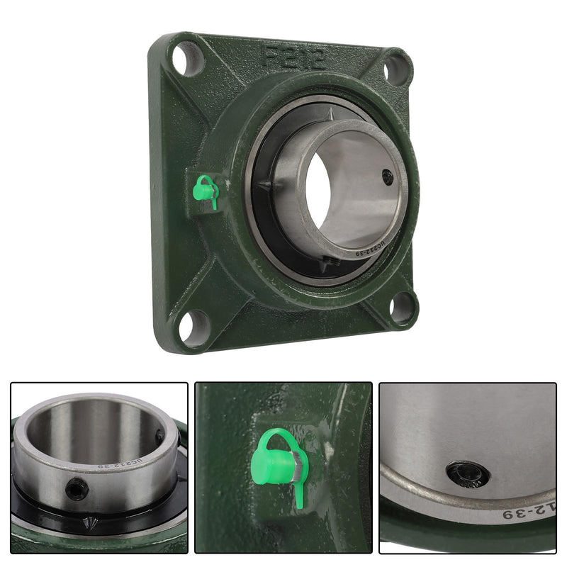 DURAFORCE UCF212-39 Pillow Block Bearing Self-Aligning 4-Bolt 2-7/16" Bore 4 Pcs