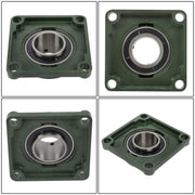 DURAFORCE UCF212-39 Pillow Block Bearing Self-Aligning 4-Bolt 2-7/16" Bore 4 Pcs