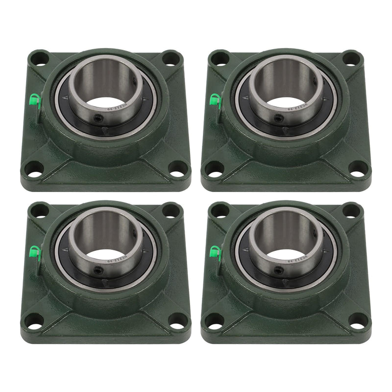 DURAFORCE UCF212-39 Pillow Block Bearing Self-Aligning 4-Bolt 2-7/16" Bore 4 Pcs