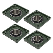 DURAFORCE UCF212-39 Pillow Block Bearing Self-Aligning 4-Bolt 2-7/16" Bore 4 Pcs