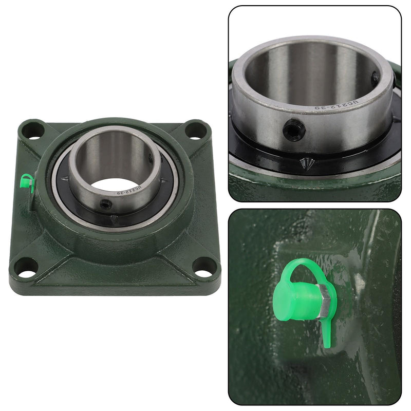DURAFORCE UCF212-39 Pillow Block Bearing Self-Aligning 4-Bolt 2-7/16" Bore 4 Pcs