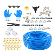 DURAFORCE Garage Air System 3/4"x100ft - Aluminum Piping, Leak-Proof, Easy Fit