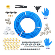 DURAFORCE Garage Air System 3/4"x100ft - Aluminum Piping, Leak-Proof, Easy Fit