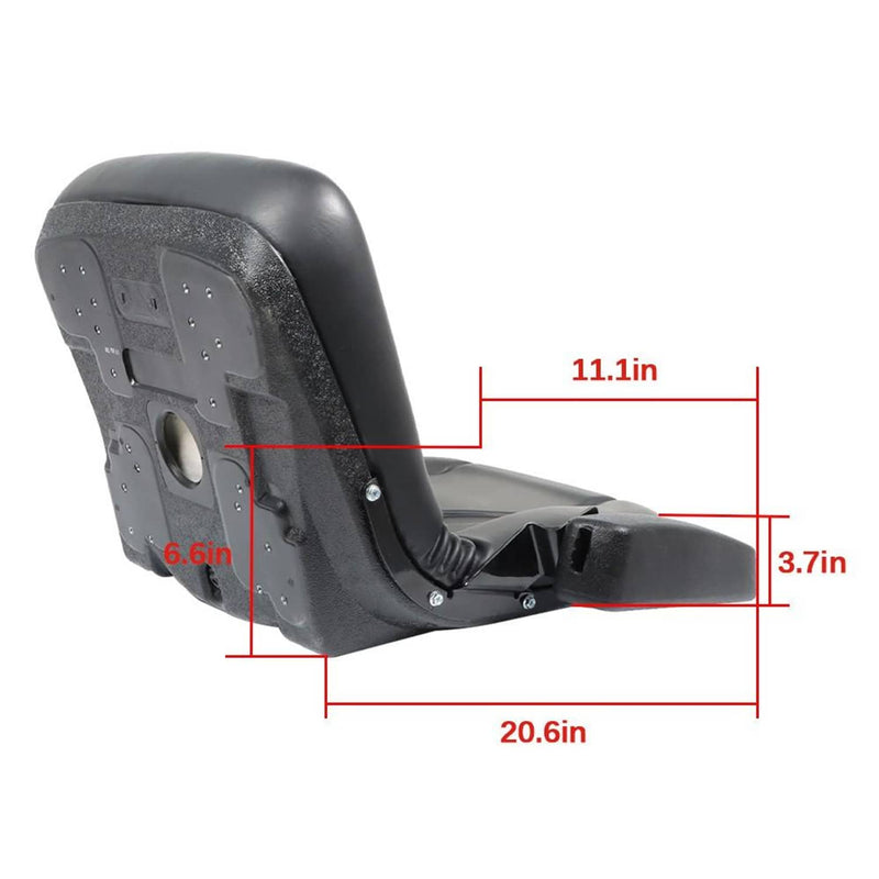 DURAFORCE Lawn Mower Seat High Back w/ Armrests 10059 For Cub Cadet Dixon Dixie Chopper