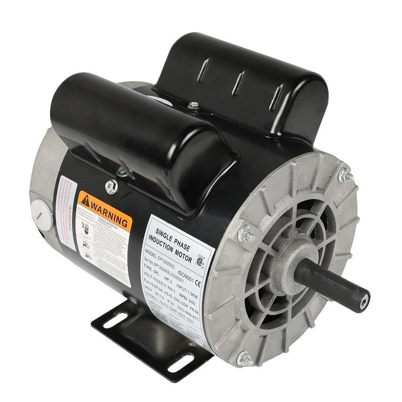 DURAFORCE 2 HP SPL Compressor Duty Electric Motor 3450 RPM 56 Frame 120/240 V