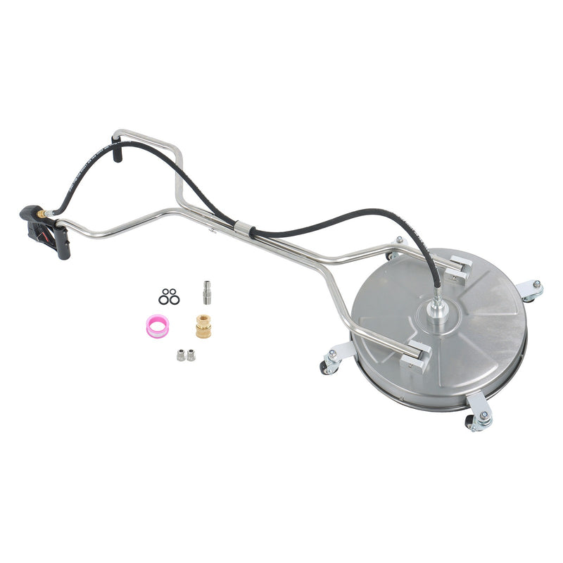 DURAFORCE 18" Pressure Washer Surface Cleaner Dual Handle 6000PSI for Patio, Deck Cleaning
