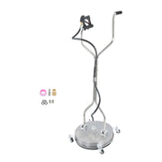 DURAFORCE 18" Pressure Washer Surface Cleaner Dual Handle 6000PSI for Patio, Deck Cleaning