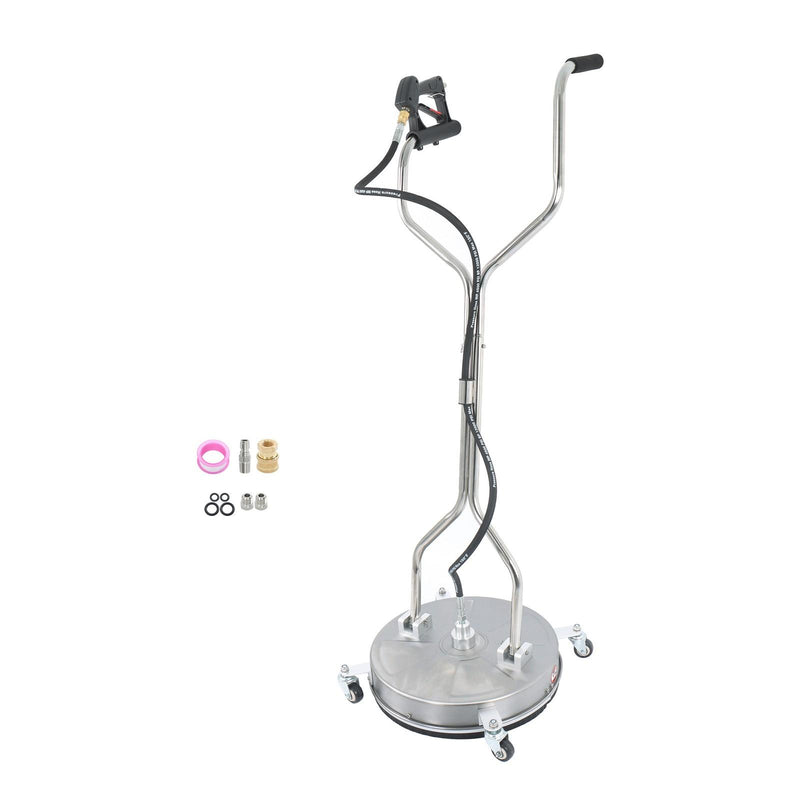 DURAFORCE 18" Pressure Washer Surface Cleaner Dual Handle 6000PSI for Patio, Deck Cleaning