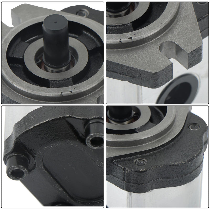 DURAFORCE SAE A-2 Hydraulic Pump 4-18 GPM 9-Spline Shaft CW Rotation Cast Iron