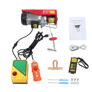 DURAFORCE 1320lbs Electric Hoist w/ Wireless & Wired Dual Control 40ft/20ft Lifting Height