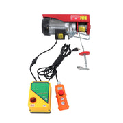 DURAFORCE 1320lbs Electric Hoist w/ Wireless & Wired Dual Control 40ft/20ft Lifting Height