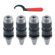 DURAFORCE 4×CAT40 1/2'' Collet Chuck CNC Keyless Drill Chuck For HAAS CAT40 APU13