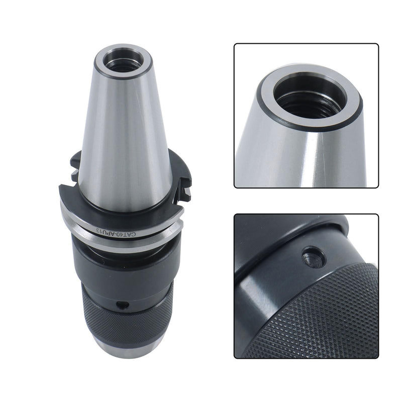 DURAFORCE 4×CAT40 1/2'' Collet Chuck CNC Keyless Drill Chuck For HAAS CAT40 APU13