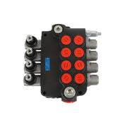 DURAFORCE 4Spool SAE Hydraulic Control Valve Double Acting 21GPM 3600PSI W/Conversion Plug